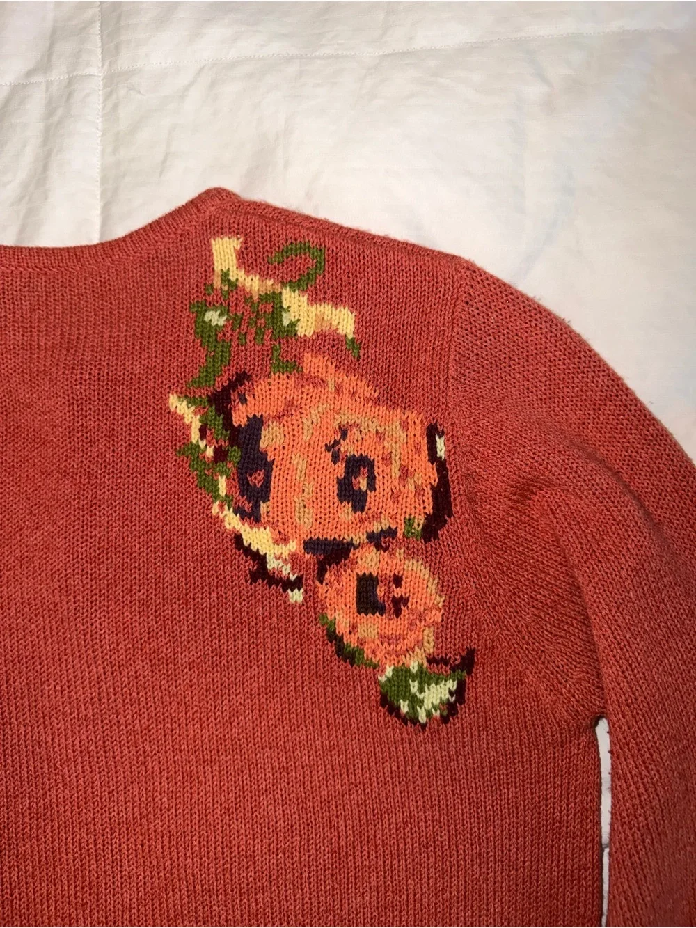 Vintage Anthropologie Intarsia Cardigan